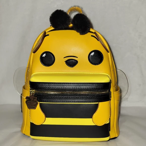 Loungefly Funko Pop! Disney Winnie the Pooh Bee Mini Backpack - Picture 6 of 11